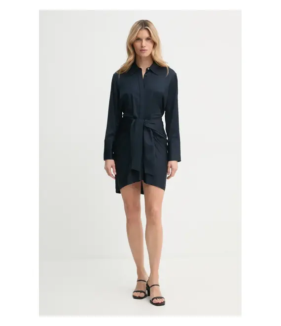 Φόρεμα A.L.C. χρώμα: ναυτικό μπλε, 6DRES02524