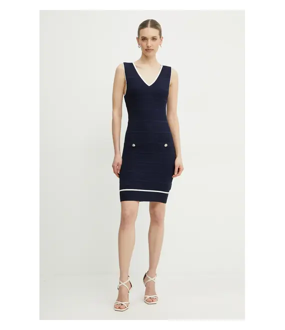 Φόρεμα Marciano Guess ADA χρώμα: ναυτικό μπλε, 5RGK99 5640Z