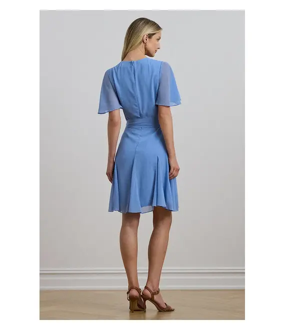 Φόρεμα Lauren Ralph Lauren χρώμα: μπλε, 250938944