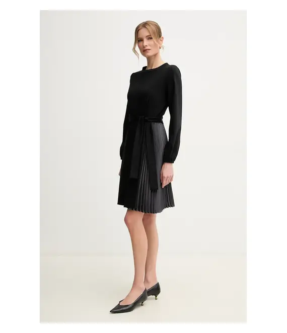 Φόρεμα Weekend Max Mara χρώμα: μαύρο, 2515621061600