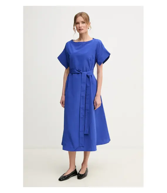 Φόρεμα Weekend Max Mara χρώμα: μπλε, 2515221032600