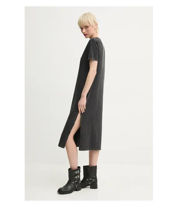 Βαμβακερό φόρεμα ZADIG&VOLTAIRE χρώμα: μαύρο, JWDR01069