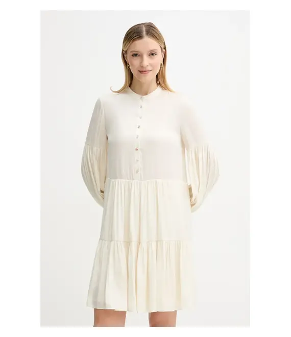 Φόρεμα ZADIG&VOLTAIRE χρώμα: μπεζ, WWDR02451