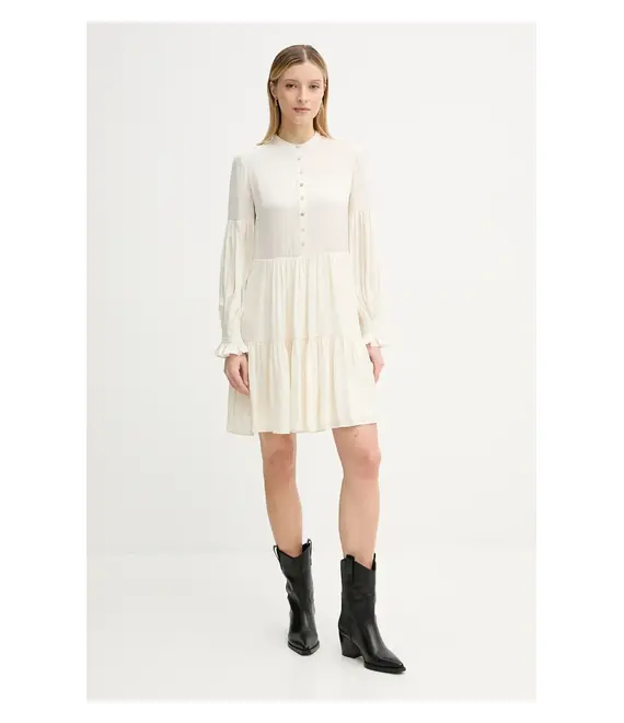Φόρεμα ZADIG&VOLTAIRE χρώμα: μπεζ, WWDR02451
