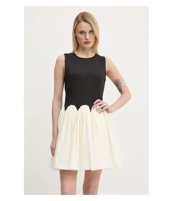 Φόρεμα Never Fully Dressed Mini Monika χρώμα: μαύρο, NFDDR1820