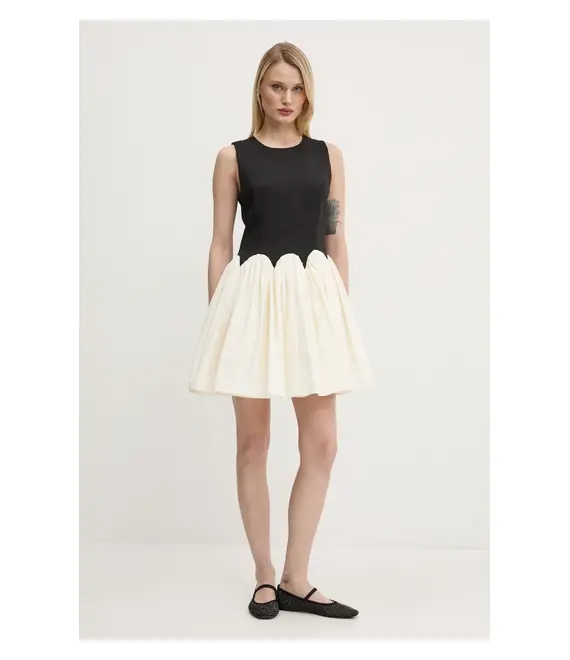 Φόρεμα Never Fully Dressed Mini Monika χρώμα: μαύρο, NFDDR1820