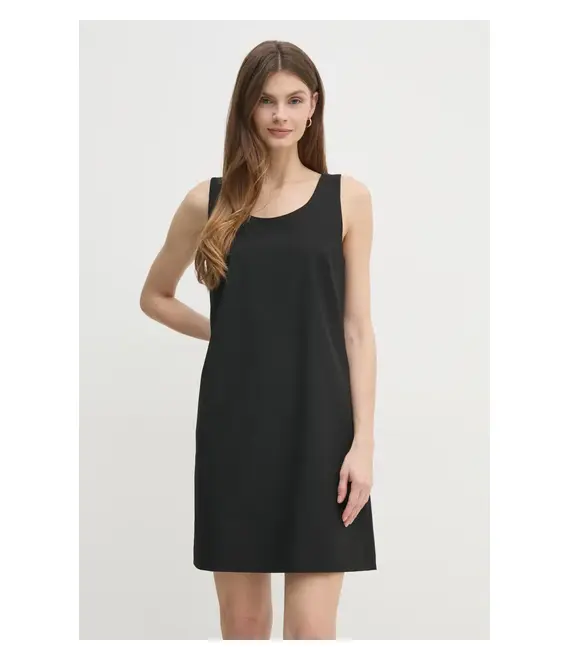 Φόρεμα Calvin Klein χρώμα: μαύρο, LV044B010G