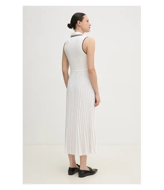 Φόρεμα Tommy Hilfiger χρώμα: άσπρο, WW0WW45167