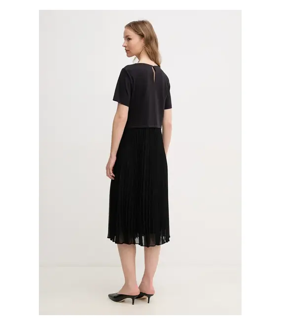 Φόρεμα Dkny χρώμα: μαύρο, DD5K1H87