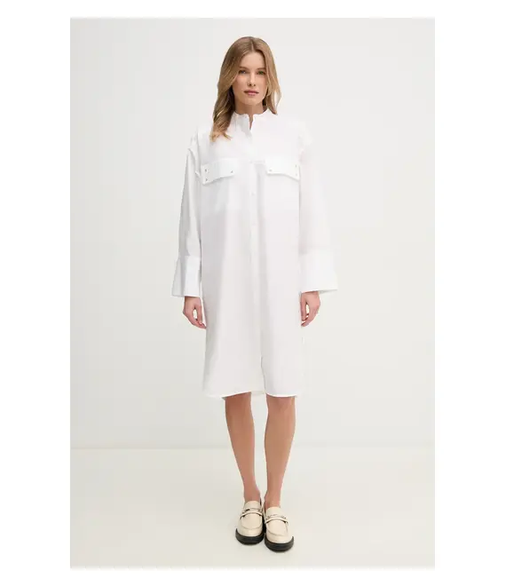 Φόρεμα Barbour Alma χρώμα: άσπρο, LDR0923WH11