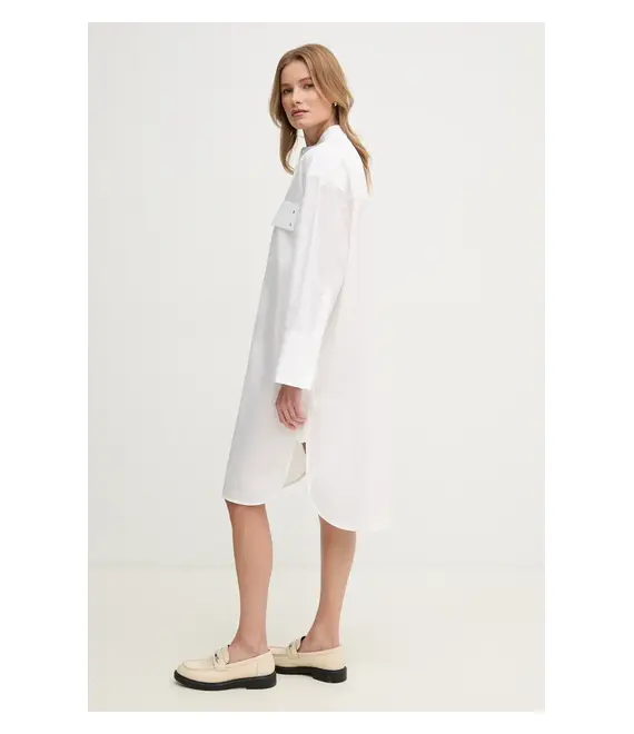 Φόρεμα Barbour Alma χρώμα: άσπρο, LDR0923WH11