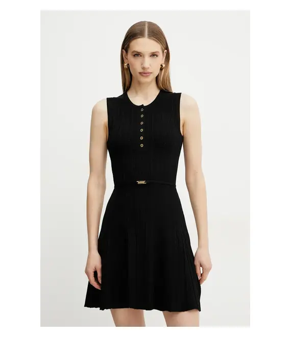 Φόρεμα Marciano Guess GIADA χρώμα: μαύρο, 5GGK26 5874Z