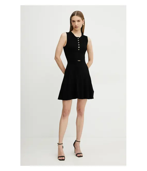 Φόρεμα Marciano Guess GIADA χρώμα: μαύρο, 5GGK26 5874Z