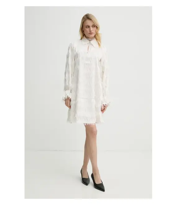 Φόρεμα Bruuns Bazaar χρώμα: μπεζ, BBW4396