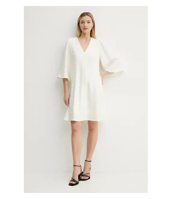 Φόρεμα Bruuns Bazaar χρώμα: μπεζ, BBW4580