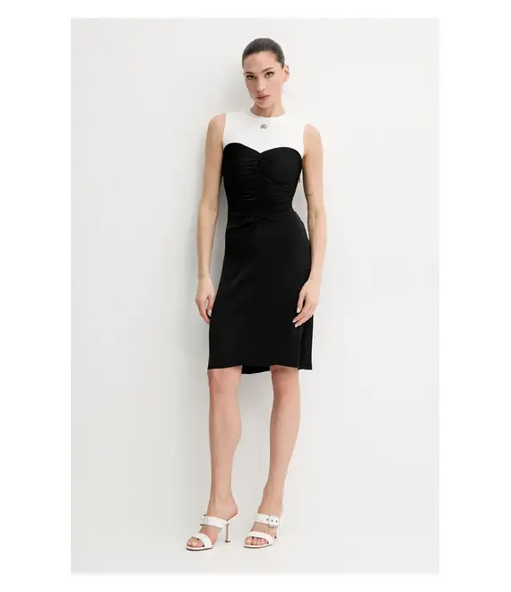 Φόρεμα Karl Lagerfeld χρώμα: μαύρο, A2W13003