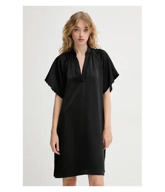 Φόρεμα Bruuns Bazaar χρώμα: μαύρο, BBW4490