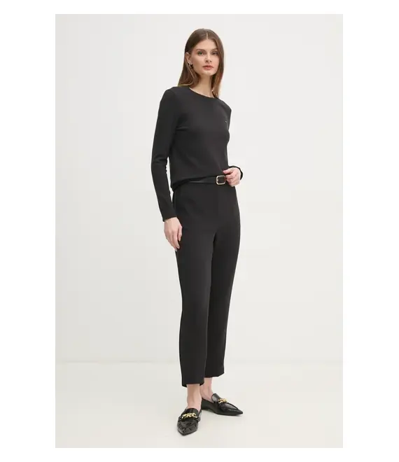 Πουλόβερ Tommy Hilfiger χρώμα: μαύρο, WW0WW44984