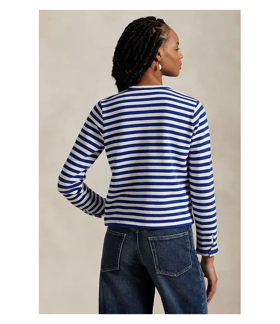 Πλεκτή ζακέτα Polo Ralph Lauren χρώμα: μπλε, 211963465