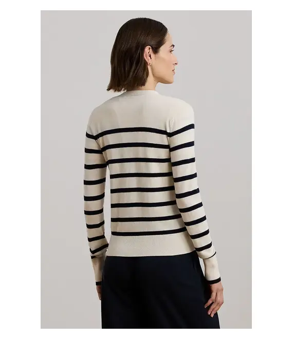 Πλεκτή ζακέτα Lauren Ralph Lauren χρώμα: μπεζ, 200957476