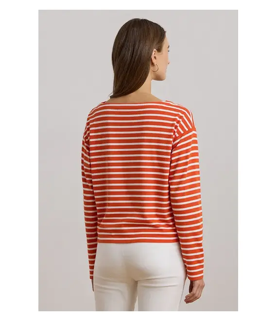 Βαμβακερό πουλόβερ Lauren Ralph Lauren χρώμα: πορτοκαλί, 200957604