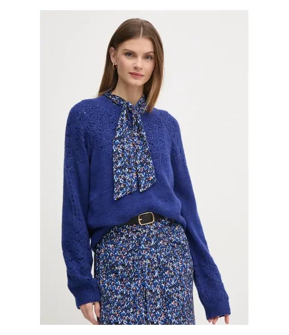 Πουλόβερ Pepe Jeans NAINA χρώμα: μπλε, PL702241