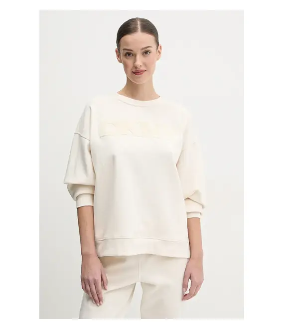 Μπλούζα Dkny χρώμα: μπεζ, DP5T1140