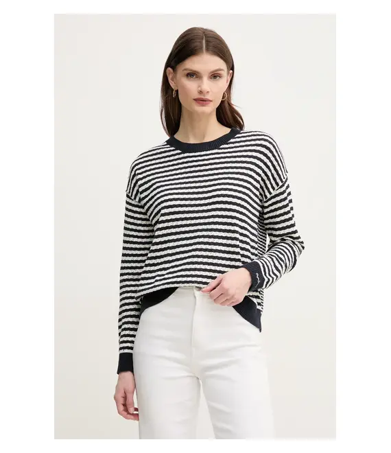 Πουλόβερ Pepe Jeans POPPY χρώμα: ναυτικό μπλε, PL702278