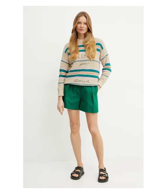 Πουλόβερ Weekend Max Mara χρώμα: μπεζ, 2515361211600