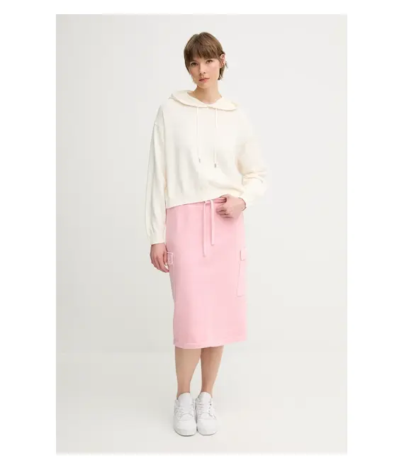 Βαμβακερό πουλόβερ United Colors of Benetton χρώμα: μπεζ, 1294D203T