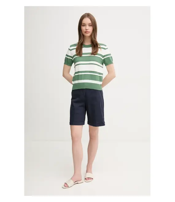 Βαμβακερό πουλόβερ United Colors of Benetton χρώμα: πράσινο, 1294E10D0