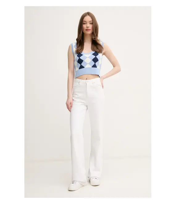 Γιλέκο United Colors of Benetton χρώμα: μπλε, 124ME10DI