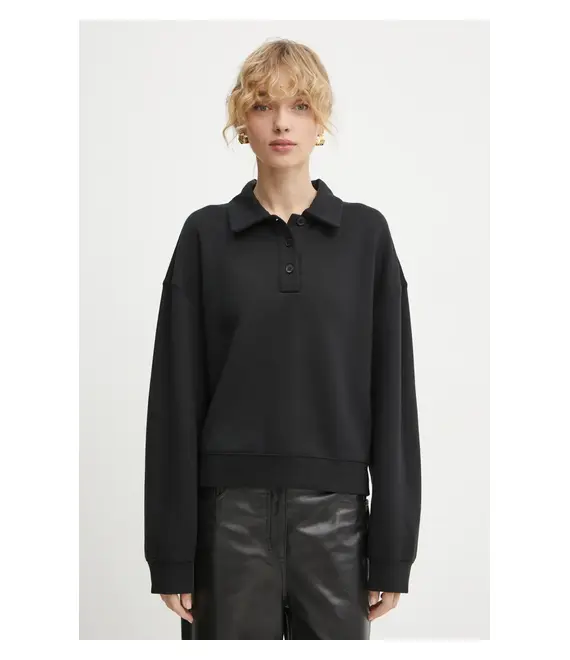 Μπλούζα Filippa K χρώμα: μαύρο, 31369