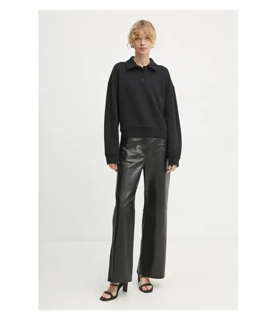 Μπλούζα Filippa K χρώμα: μαύρο, 31369