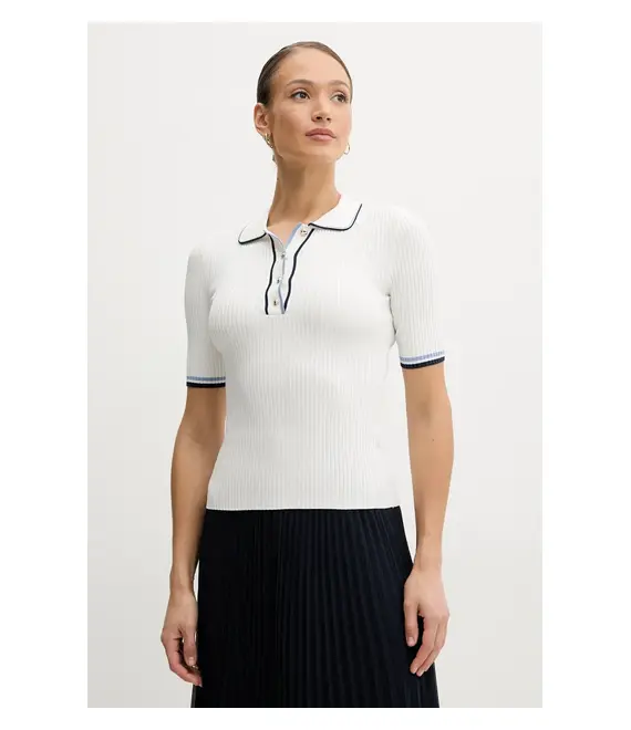Μπλουζάκι Guess THALIA χρώμα: άσπρο, W5GR37 Z3L10