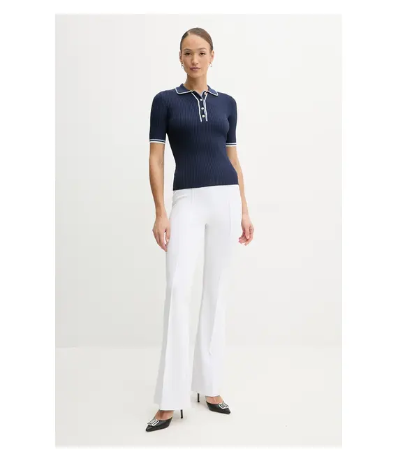 Μπλουζάκι Guess THALIA χρώμα: ναυτικό μπλε, W5GR37 Z3L10