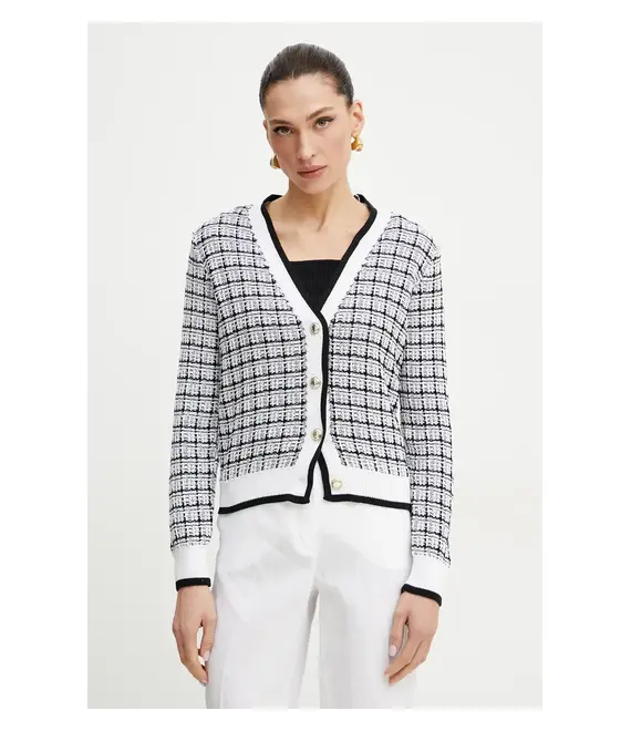 Πλεκτή ζακέτα Guess SARA χρώμα: μαύρο, W5GR39 Z3NW2