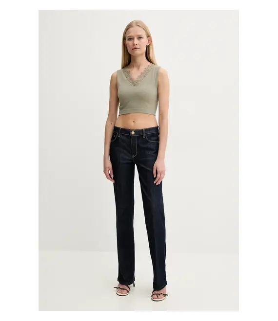Top Guess RAQUEL χρώμα: πράσινο, W5GZ09 Z2ZN0