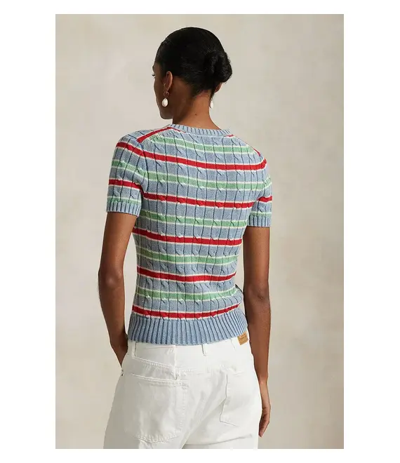 Βαμβακερό πουλόβερ Polo Ralph Lauren γυναικείο, χρώμα: μπλε, 211965755