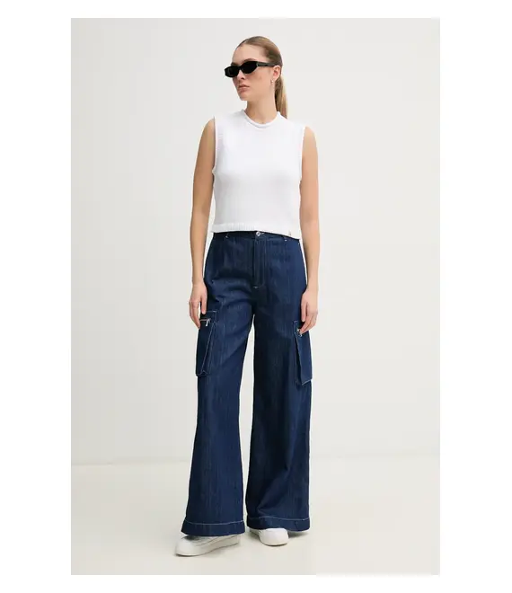 Γιλέκο Calvin Klein Jeans χρώμα: άσπρο, J20J225226