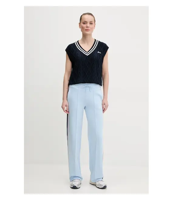 Γιλέκο Guess χρώμα: ναυτικό μπλε, V5GR00 Z3FB1