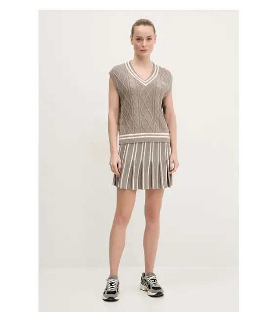 Γιλέκο Guess χρώμα: γκρι, V5GR00 Z3FB1