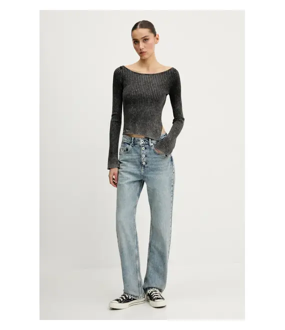 Πουλόβερ Guess Originals χρώμα: γκρι, W5GR23 Z2V62