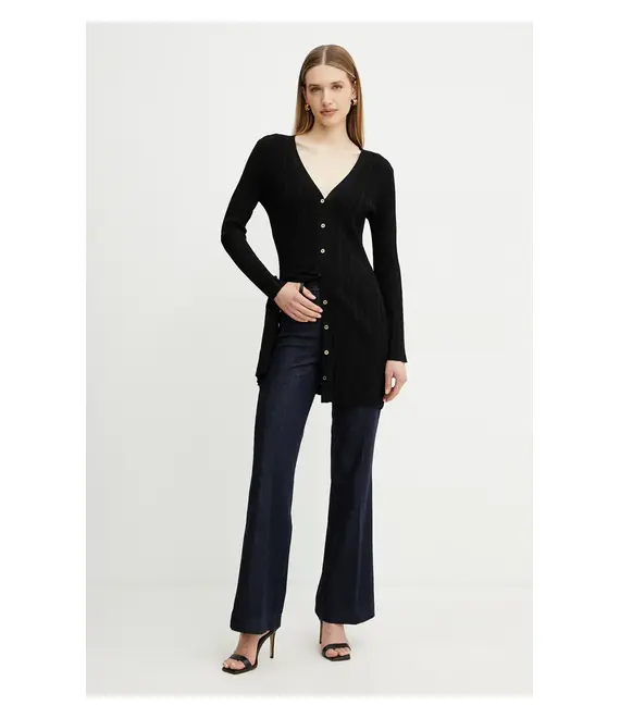 Πλεκτή ζακέτα Marciano Guess GIADA χρώμα: μαύρο, 5GGR05 5874Z