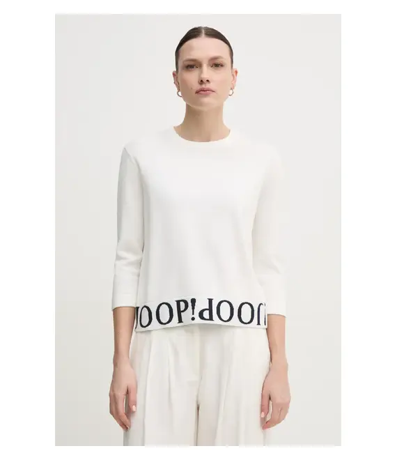 Πουλόβερ Joop! χρώμα: μπεζ, 30046058