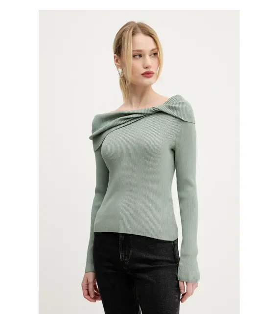 Πουλόβερ Abercrombie & Fitch χρώμα: πράσινο, KI150-5174