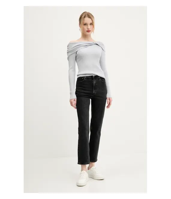 Πουλόβερ Abercrombie & Fitch χρώμα: γκρι, KI150-5175