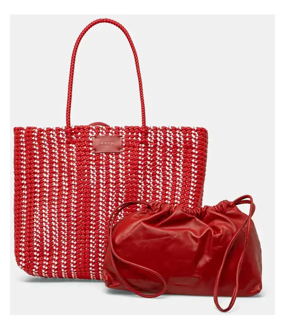 Τσάντα MSGM χρώμα: κόκκινο, 3841MDZ46.812