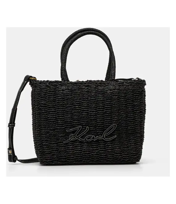 Τσάντα Karl Lagerfeld χρώμα: μαύρο, A1W46072