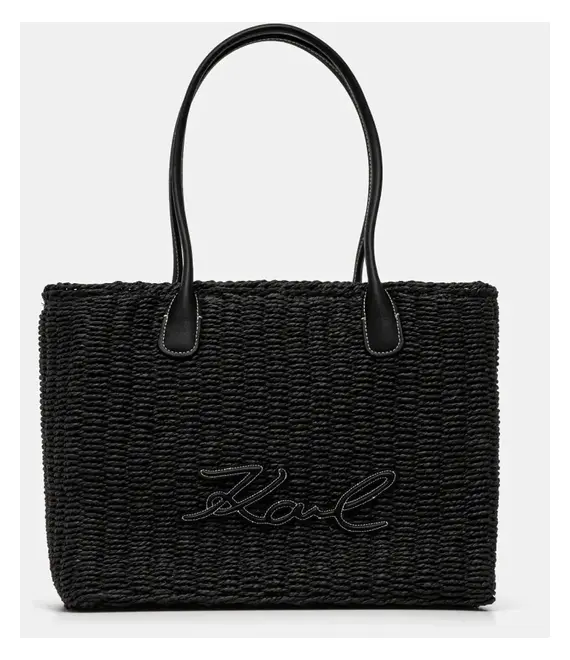 Τσάντα Karl Lagerfeld χρώμα: μαύρο, A1W46073